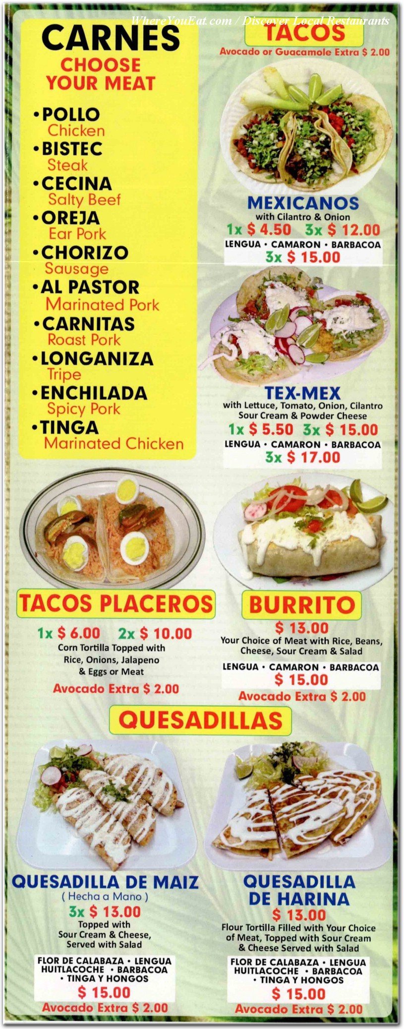 menu 3