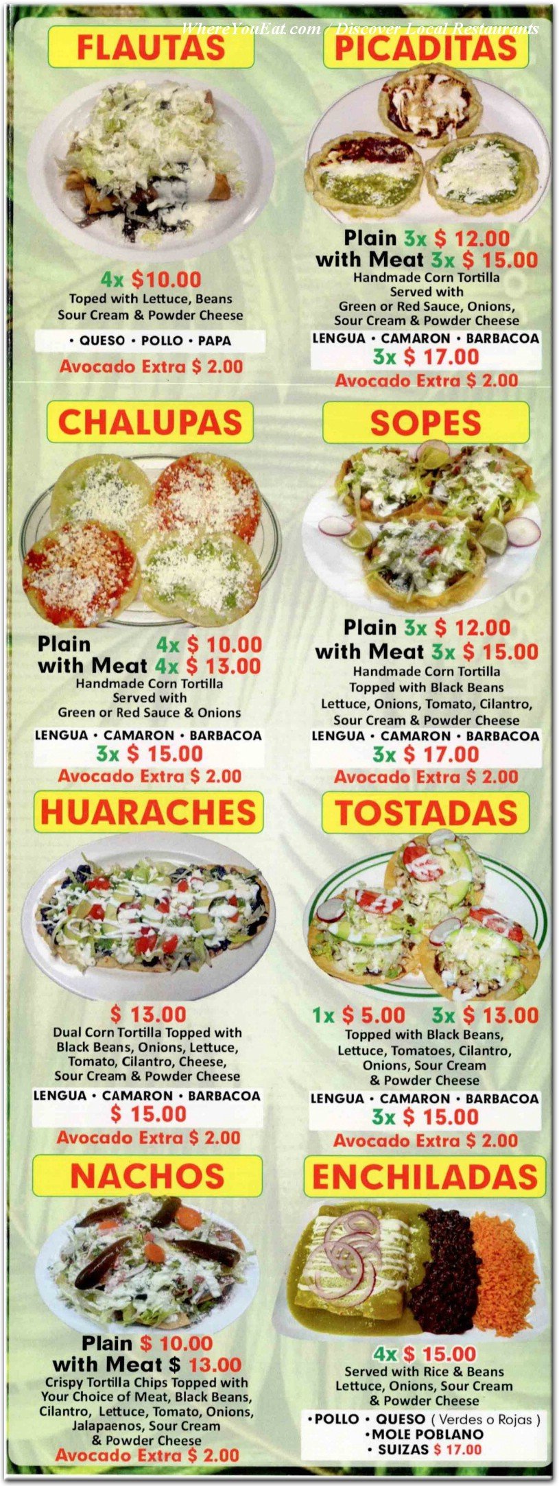 menu 4