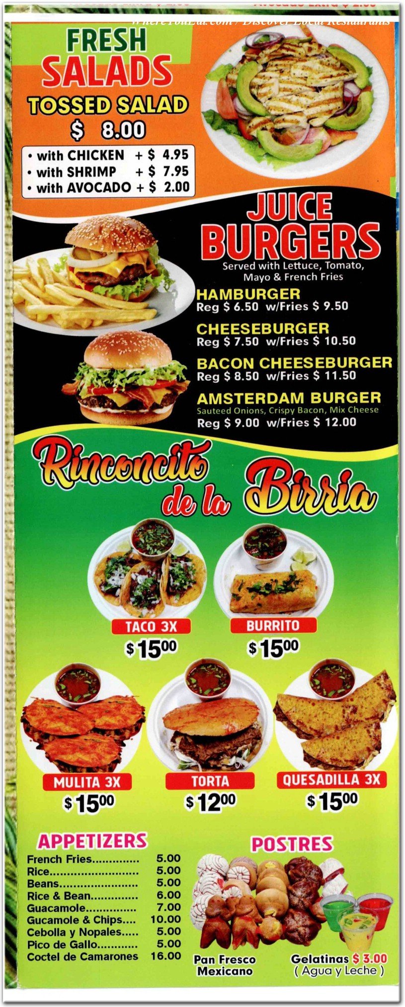 menu 7